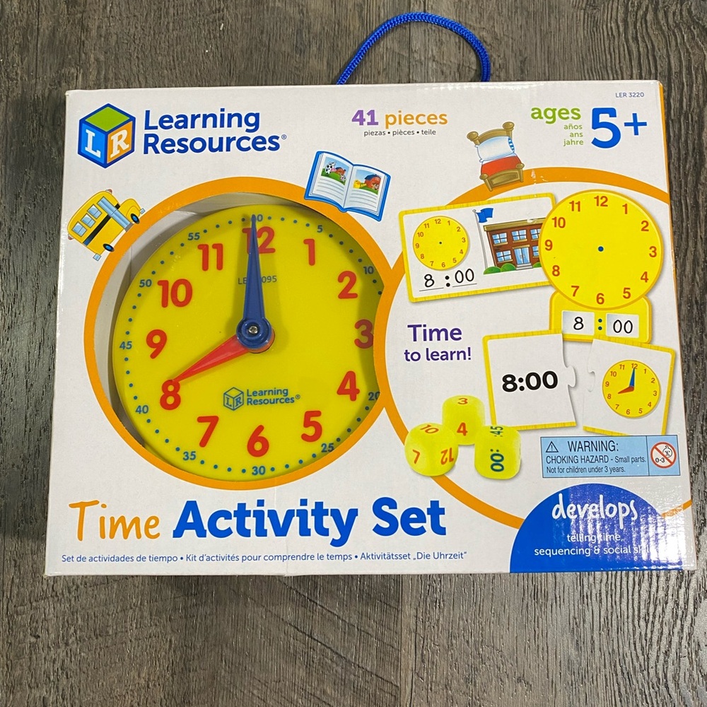 Learning Resources Time Activity Set - Picture 2 of 4